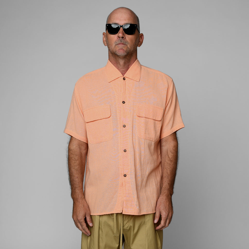 50's Milano Shirt SS - Tropical Peach