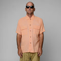50's Milano Shirt SS - Tropical Peach
