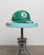 Trucker Hat W/ Monitaly Avocado Patch - Kelly Green