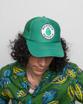 Trucker Hat W/ Monitaly Avocado Patch - Kelly Green