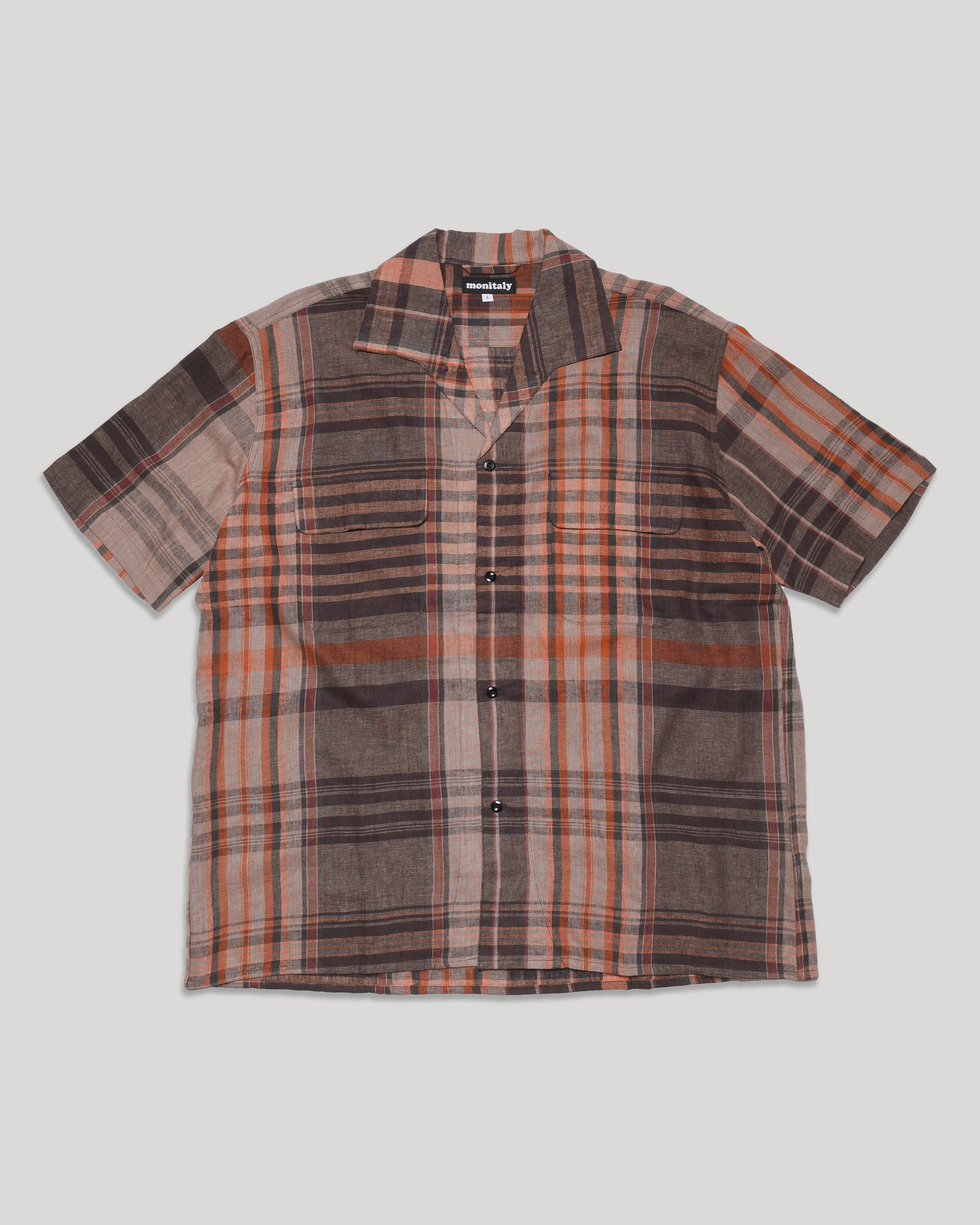 50's Milano Shirt SS - Berry Tartan