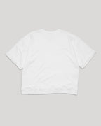French Terry Cropped S/S Sweat - Cream