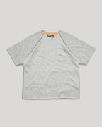 Raglan Crew Sweat - Heather Mustard