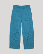 Western Pants - Tencel Cyan