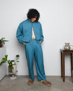 Western Pants - Tencel Cyan