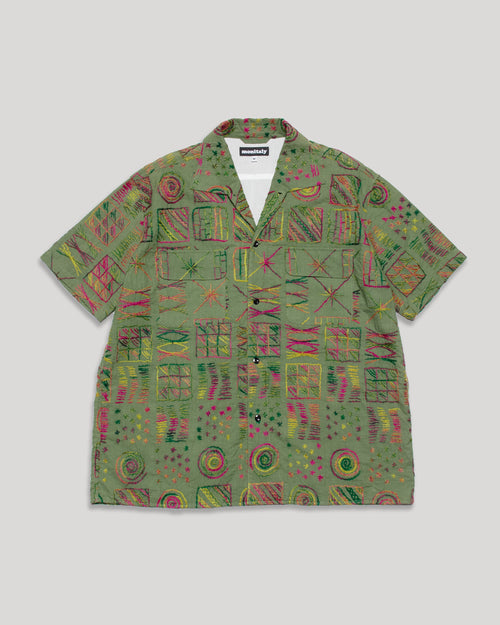50's Milano Shirt - Squared Green
