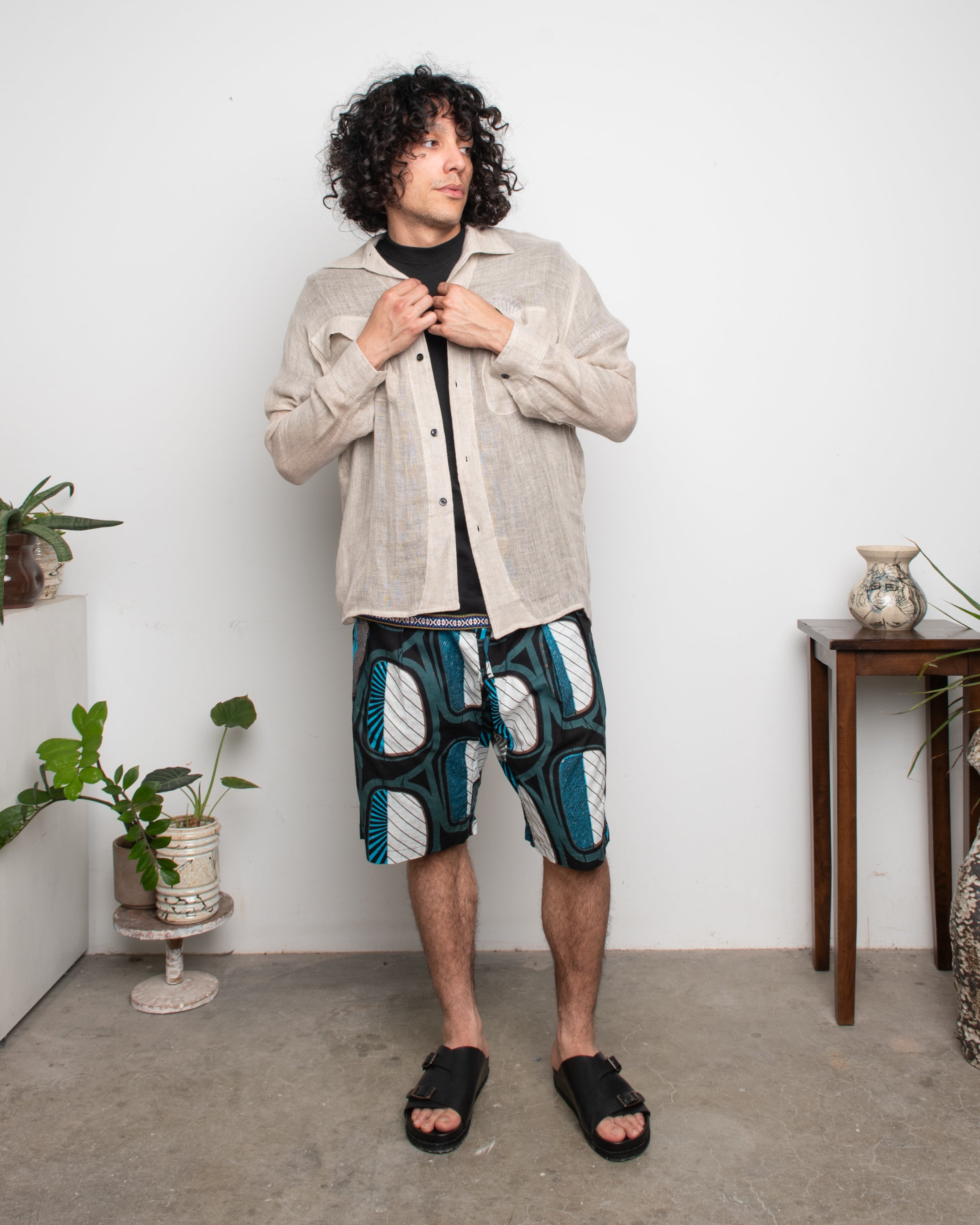 50's Milano Shirt LS - Linen