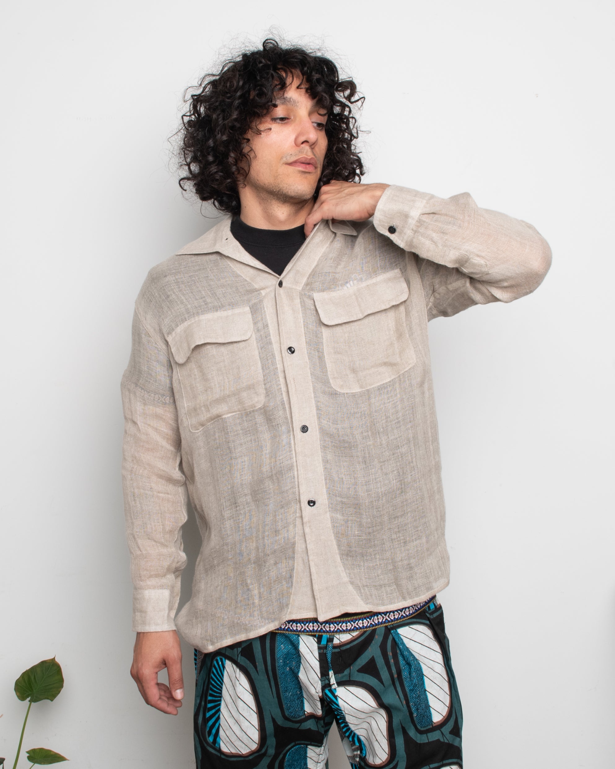 50's Milano Shirt LS - Linen