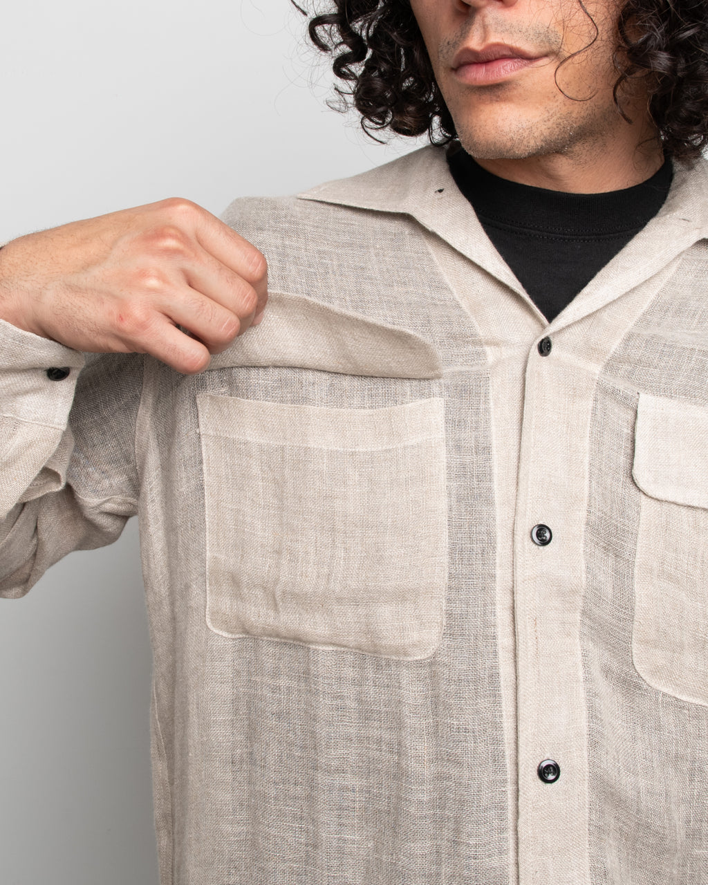 50's Milano Shirt LS - Linen