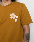 Crochet Flower Tee - Sunflower