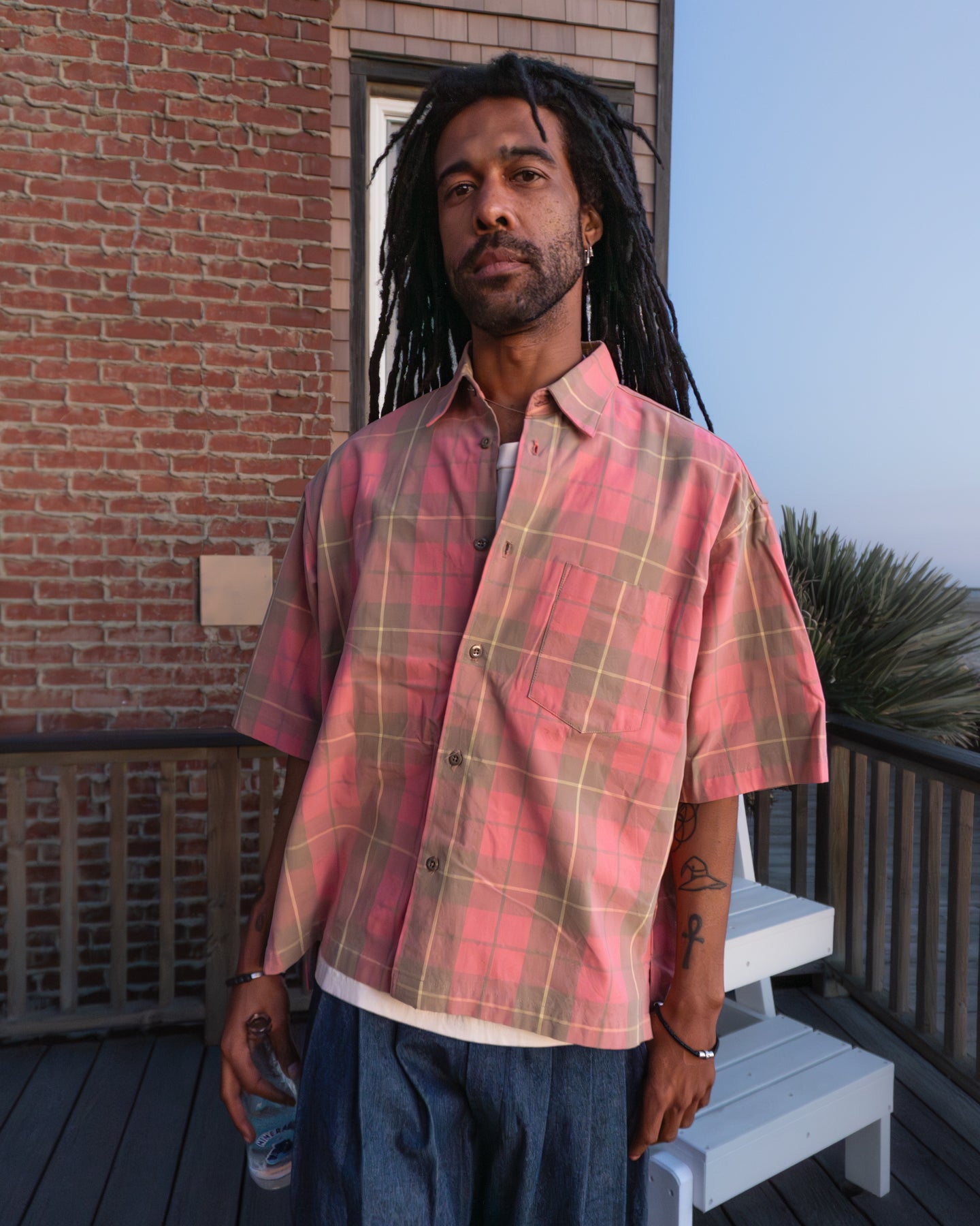 Cropped Garson Shirt S/S