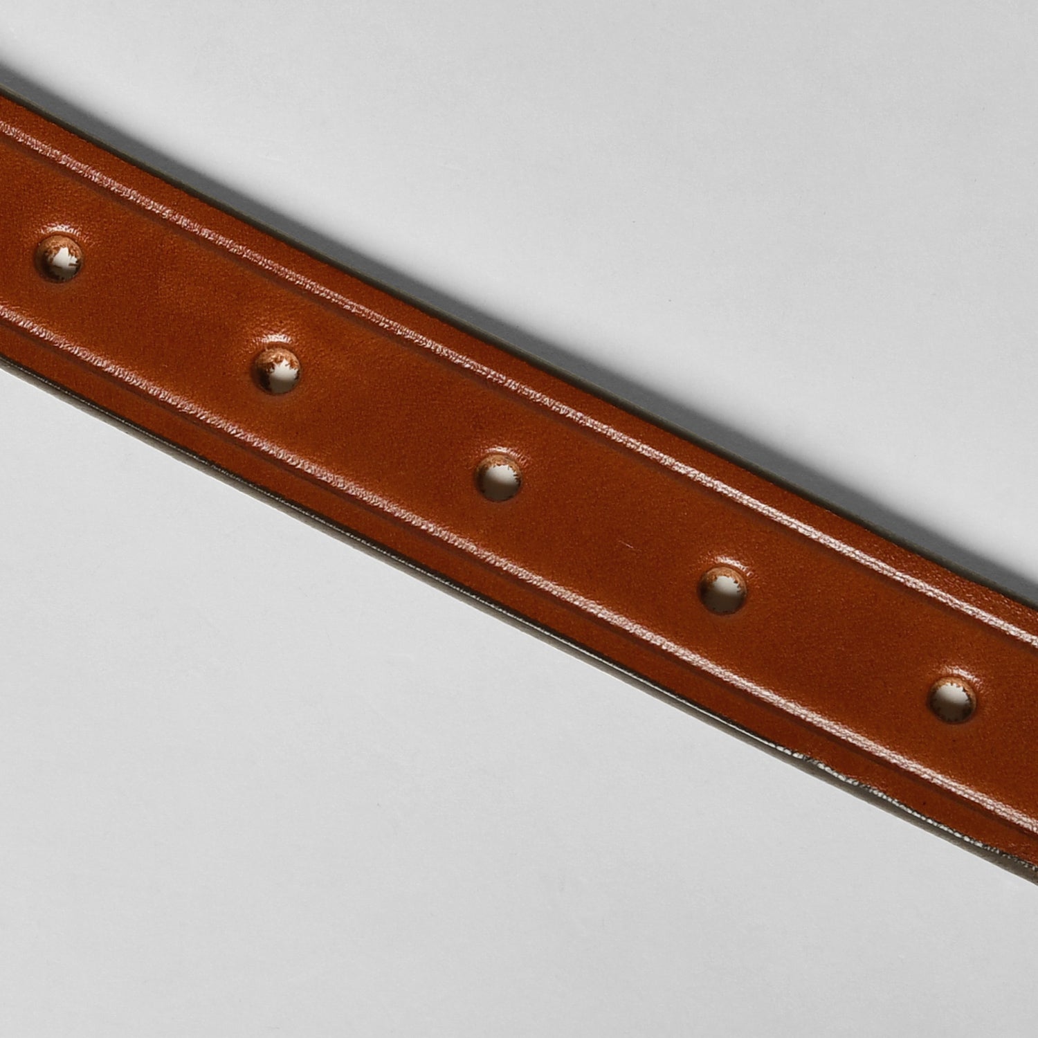 Extended 1" Leather Belt with 3-pc Silver Buckle – Oakbark