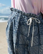 Drop Crotch Shorts - Squared Chambray