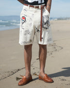 Khadi Fatigue Shorts - Jacob Tattoo
