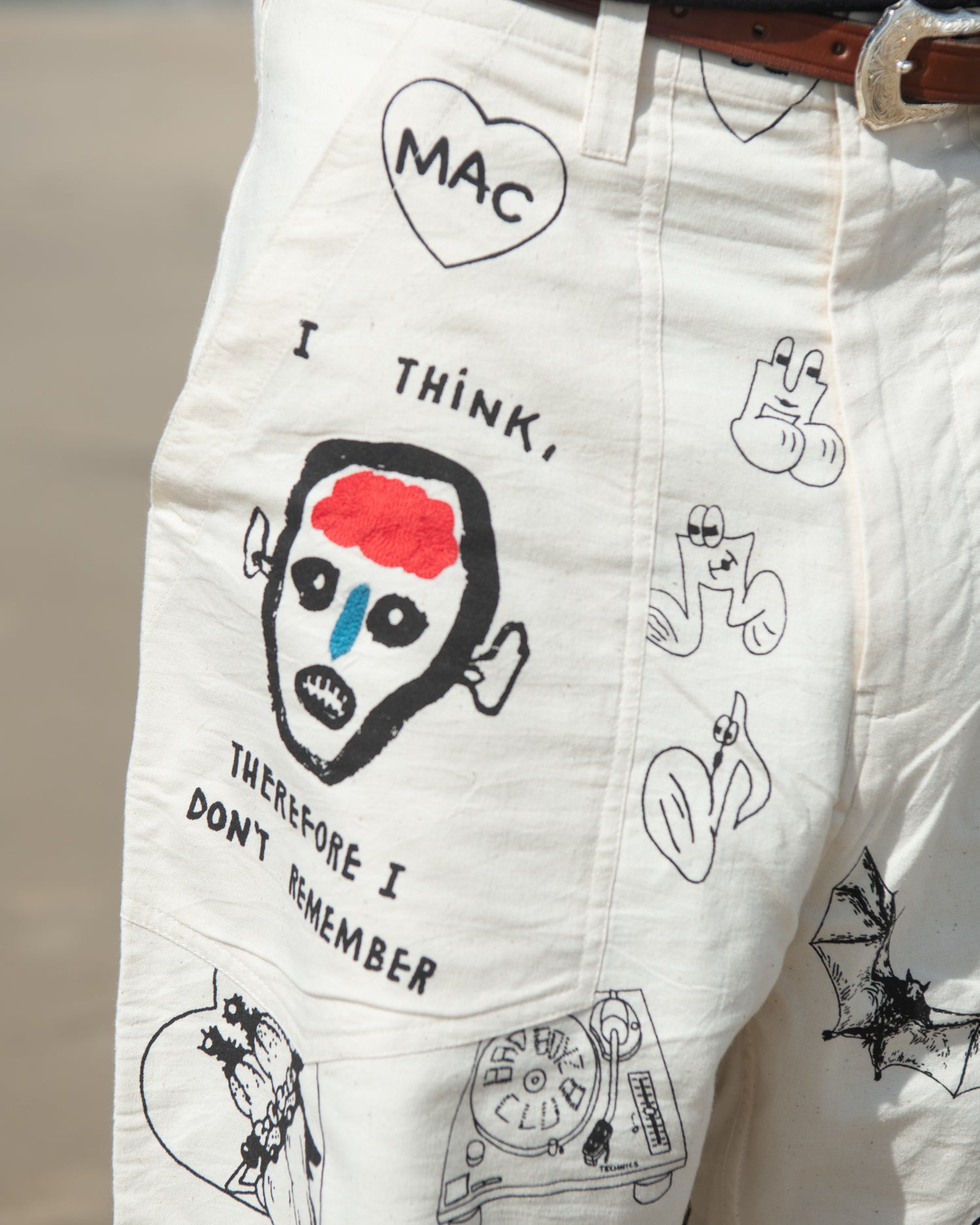 Khadi Fatigue Shorts - Jacob Tattoo