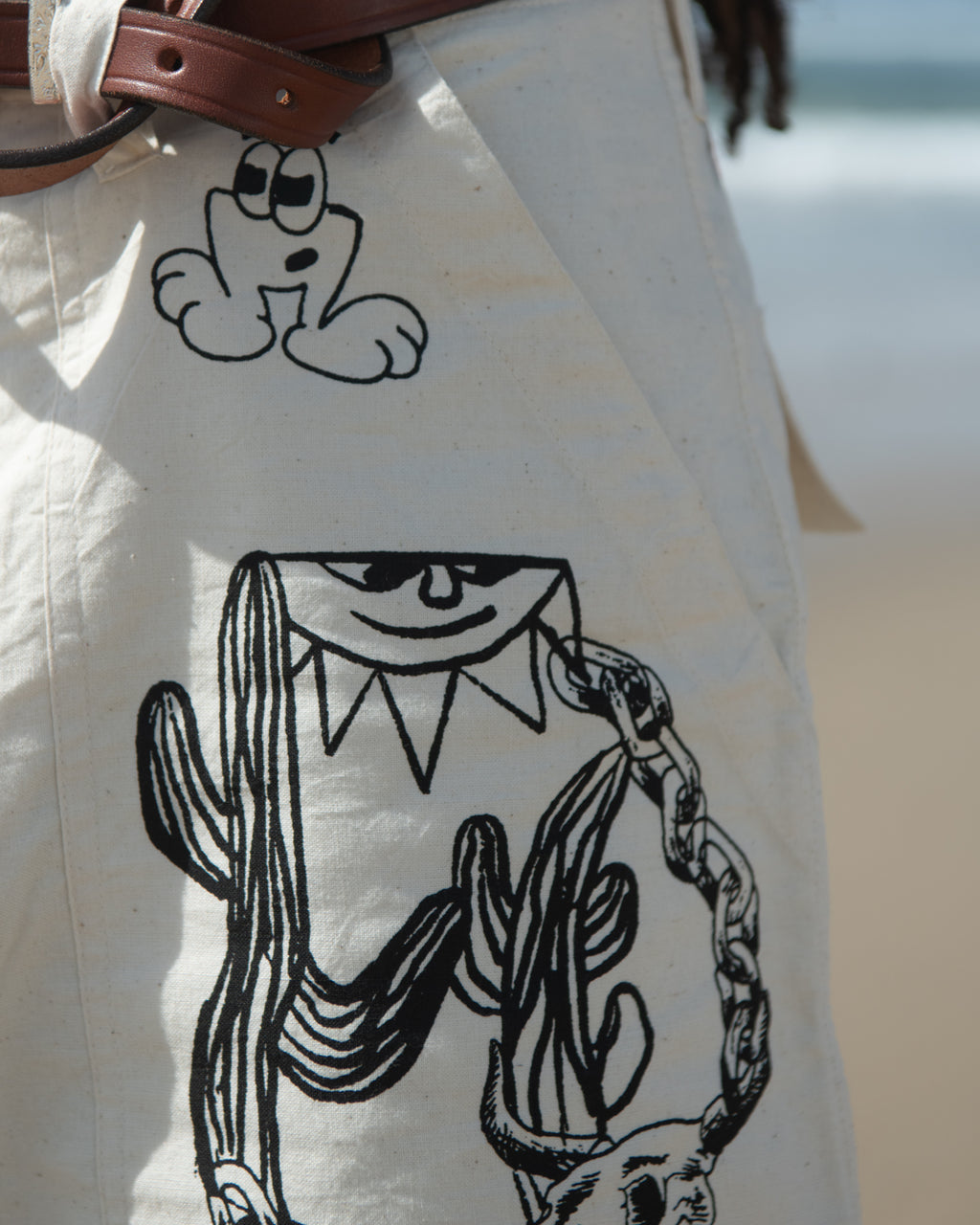 Khadi Fatigue Shorts - Jacob Tattoo