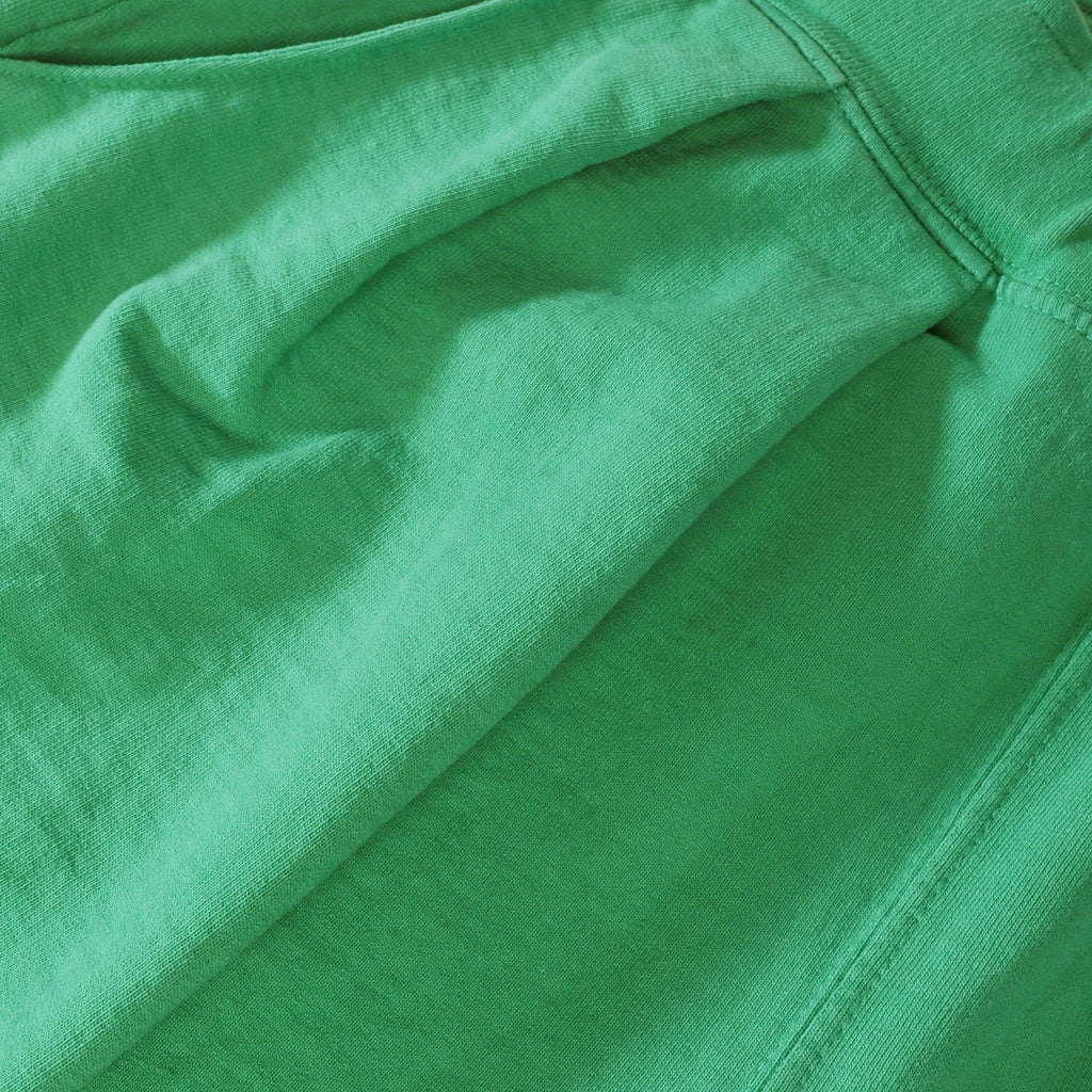 French Terry Pleated Shorts - Green