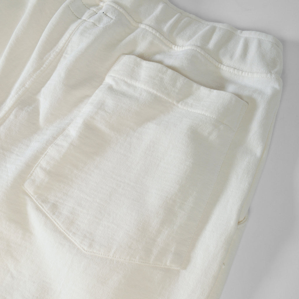 French Terry Pleated Shorts - Cream