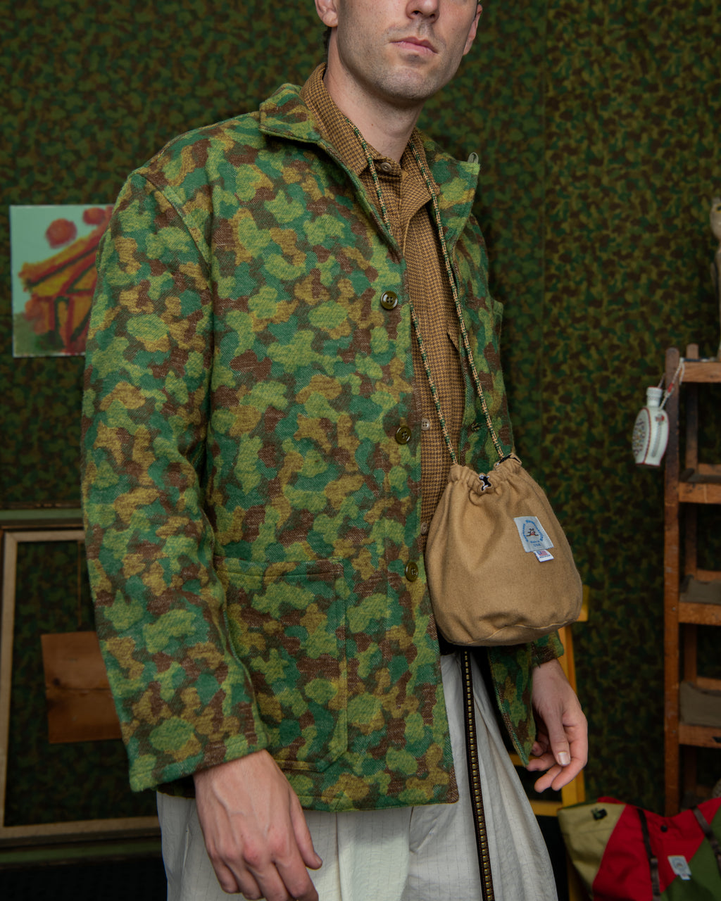Italian Jail Jacket - Jacquard Camo