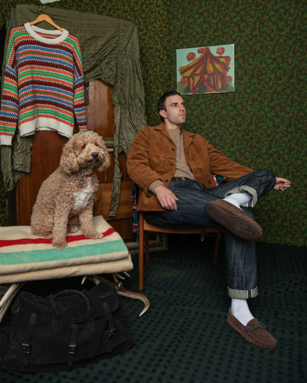 HARVESTER JACKET -CORDUROY 8-WALE CHESTNUT