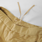 French Terry Pleated Shorts - Khaki