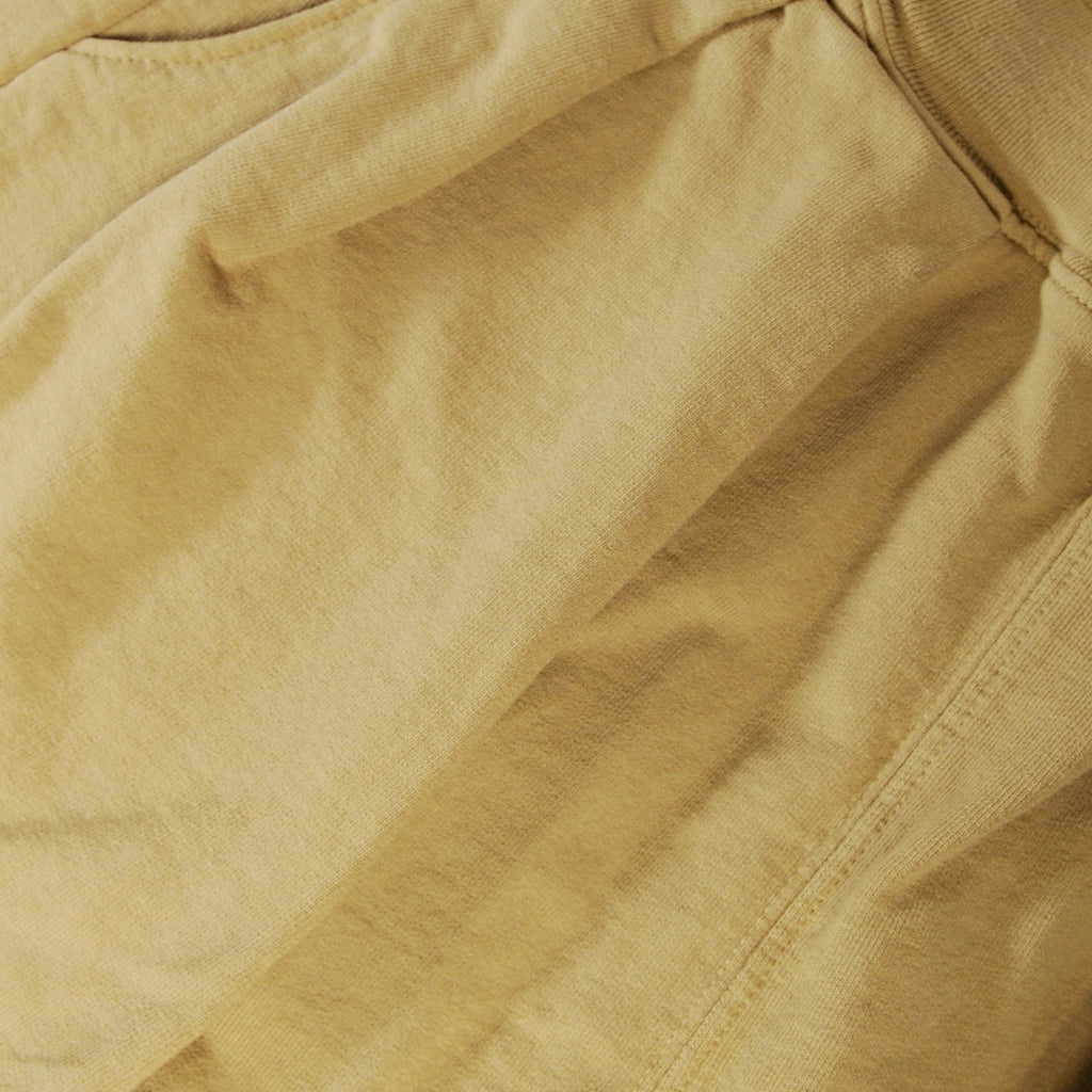 French Terry Pleated Shorts - Khaki