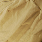 French Terry Pleated Shorts - Khaki