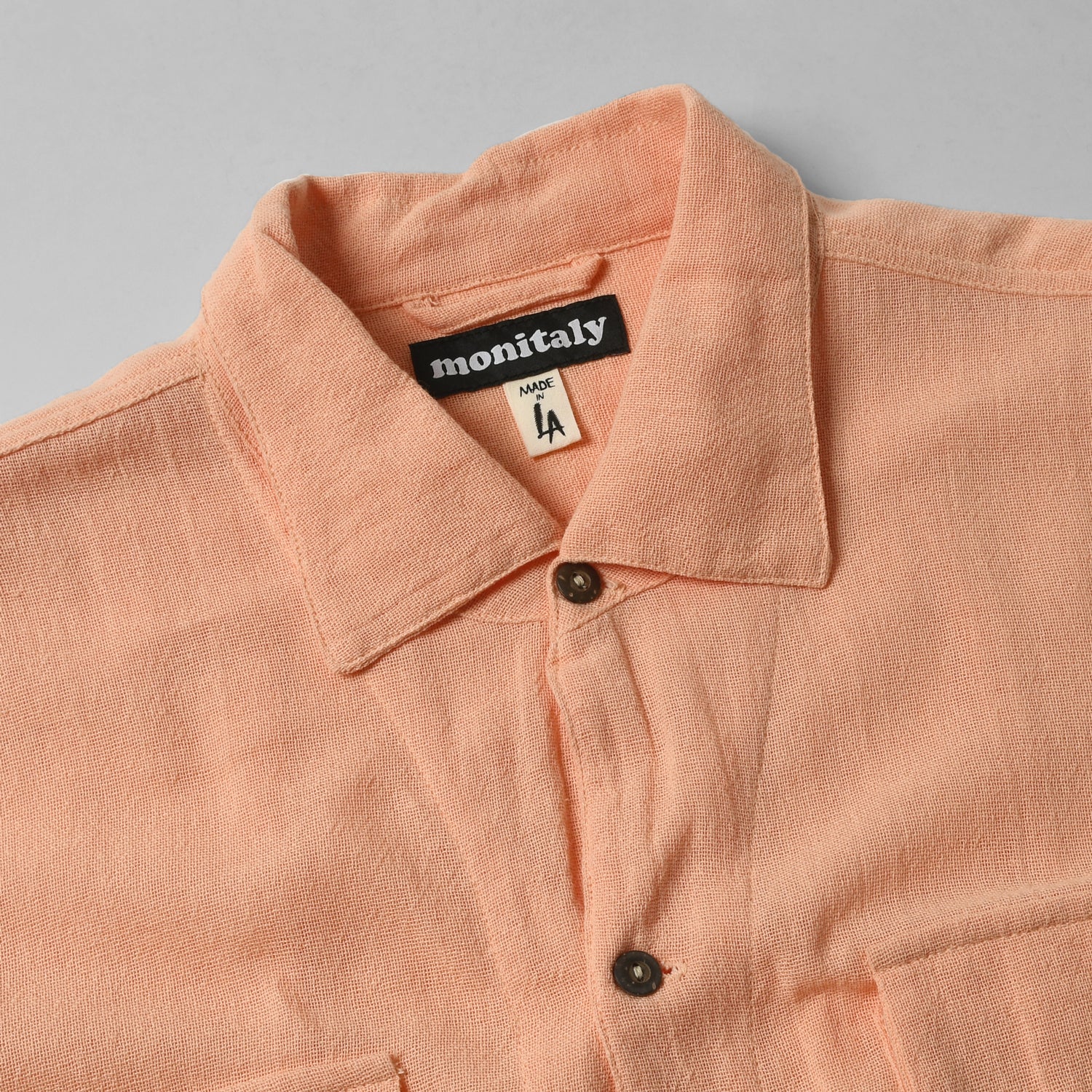 50's Milano Shirt SS - Tropical Peach