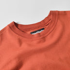 French Terry Cropped S/S Sweat - Burnt Orange