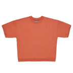 French Terry Cropped S/S Sweat - Burnt Orange