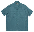 50's Milano Shirt S/S - Tencel Cyan