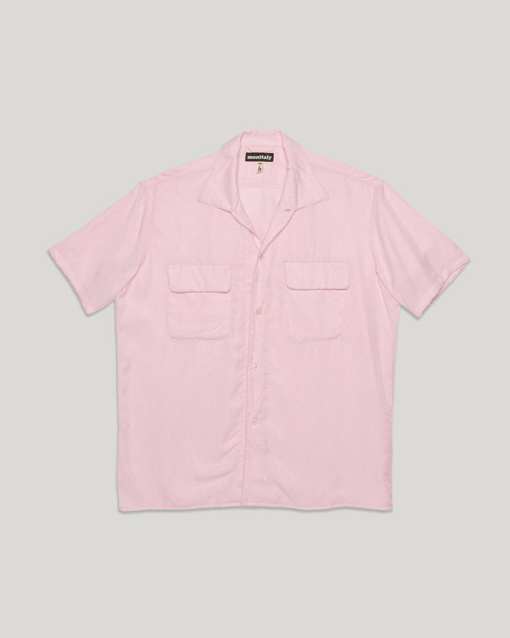 50's Milano Shirt S/S - Tencel Pink