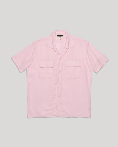 50's Milano Shirt S/S - Tencel Pink