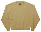 French Terry Cropped Sweat Shirt - Khaki