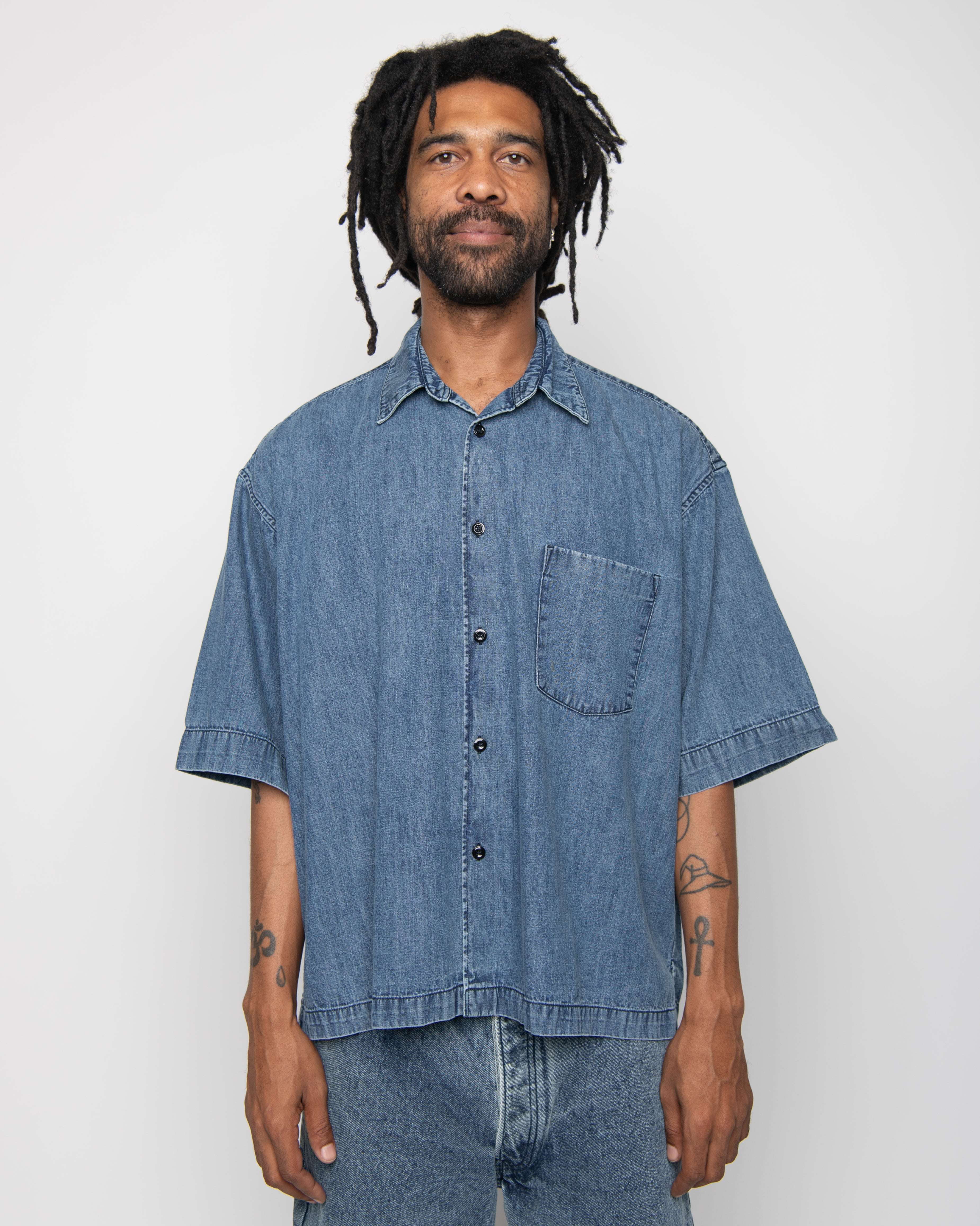 Cropped Garson Shirt S/S
