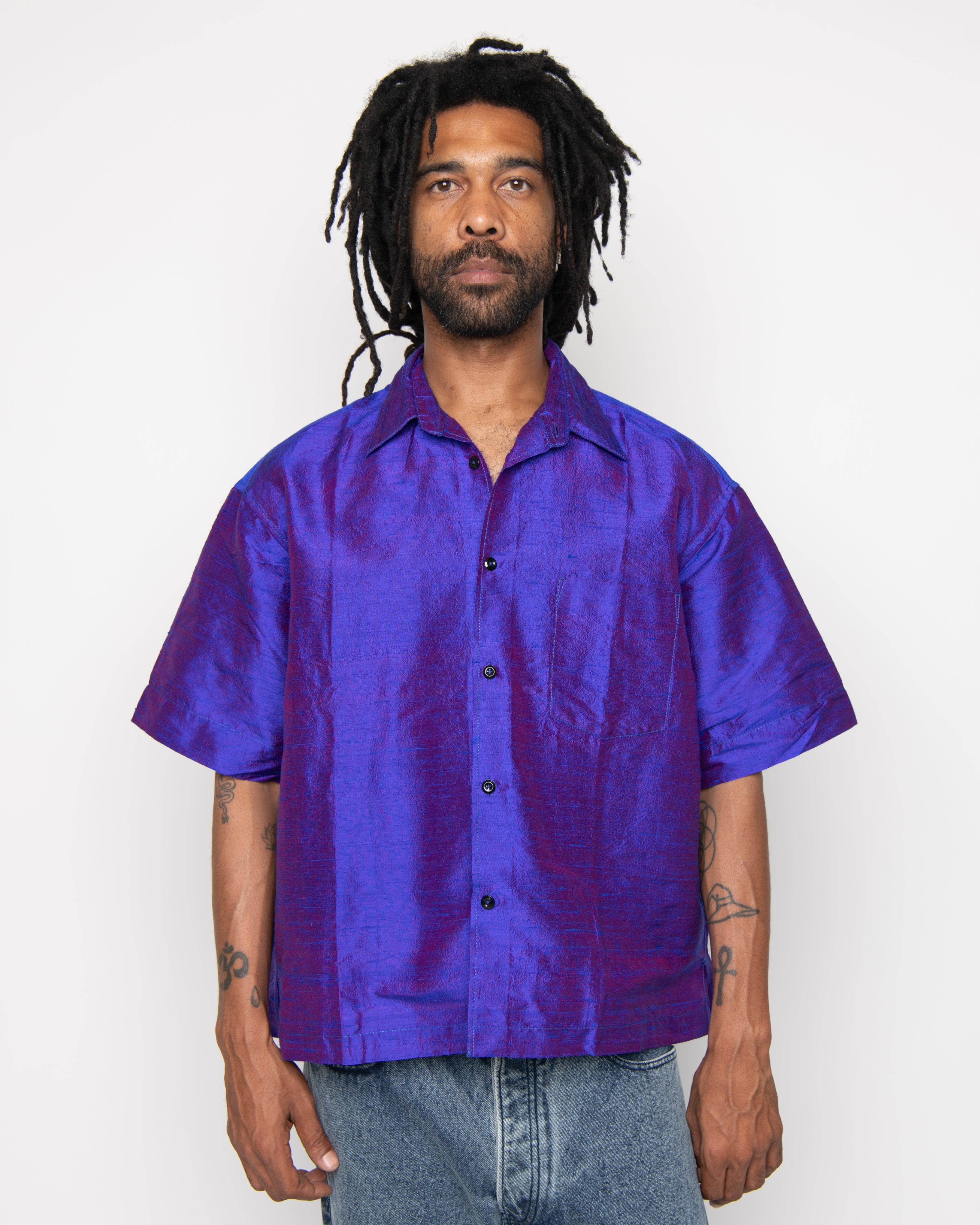 Cropped Garson Shirt S/S