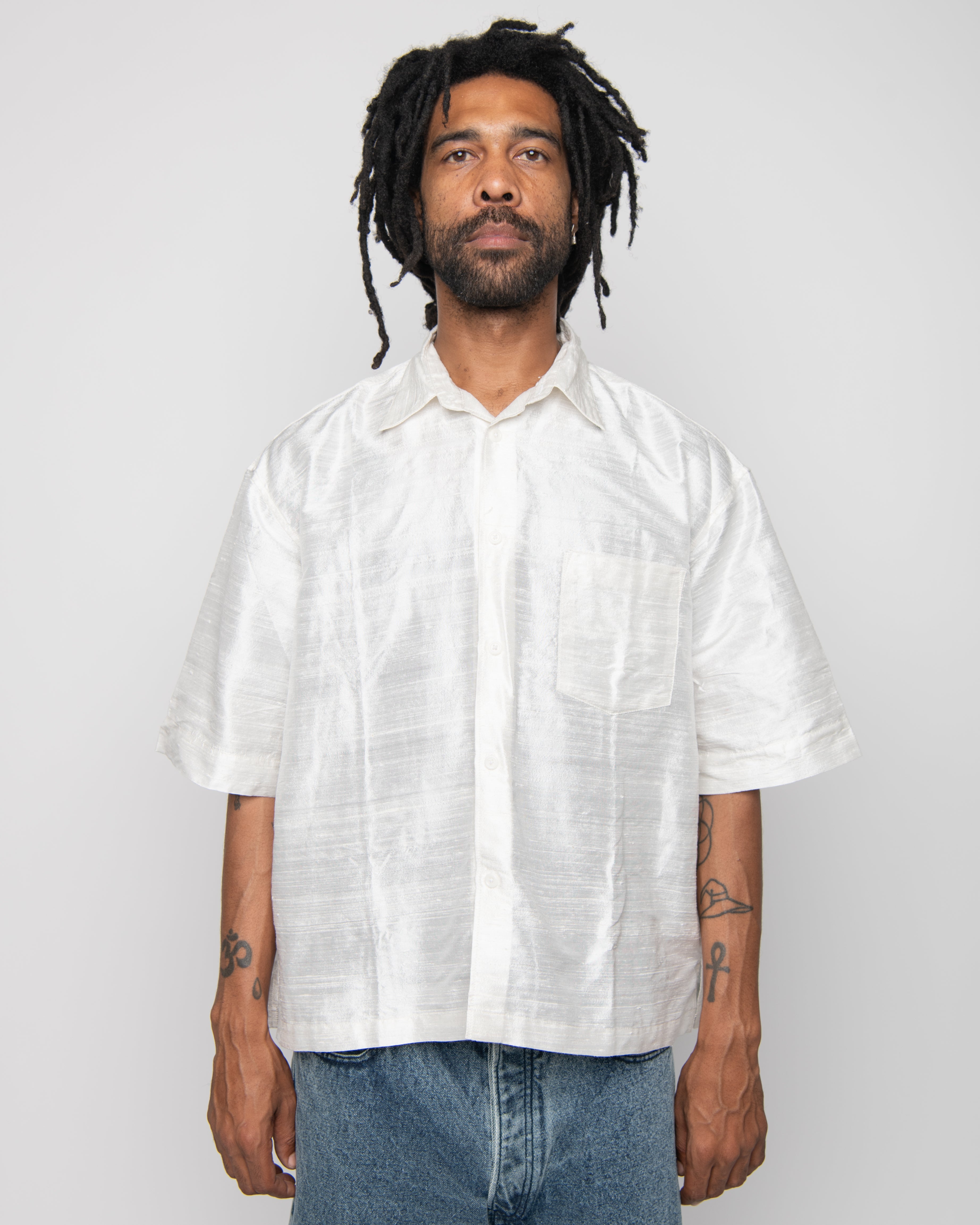 Cropped Garson Shirt S/S