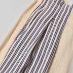 Wide Drop Crotch Pants - Gunny Sack Stripe Blue
