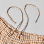 Wide Drop Crotch Pants - Nicole Plaid