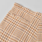 Wide Drop Crotch Pants - Nicole Plaid