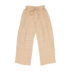 Wide Drop Crotch Pants - Nicole Plaid